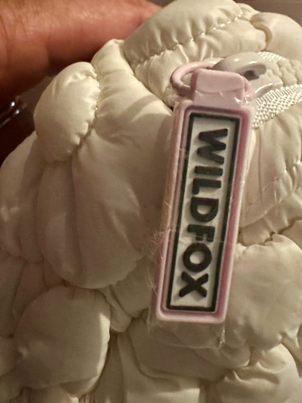 Wildfox White Quilted Floral Puffy Belt/Sling Bag - NWT - Picture 4 of 4